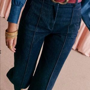 Sézane Lukas jeans.